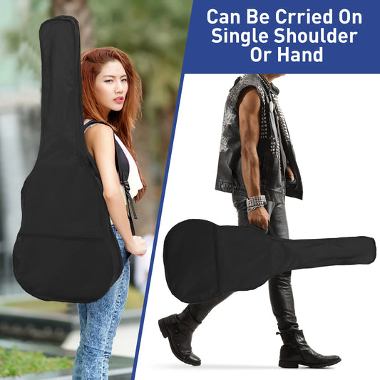 Oxford Guitar Bag Waterproof With Zipper Pocket And Shoulder Strap
