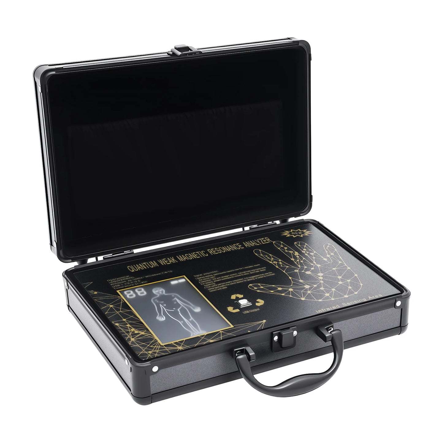 Bymaocar Portable Quantum Health Analyzer With Infrared Sensor