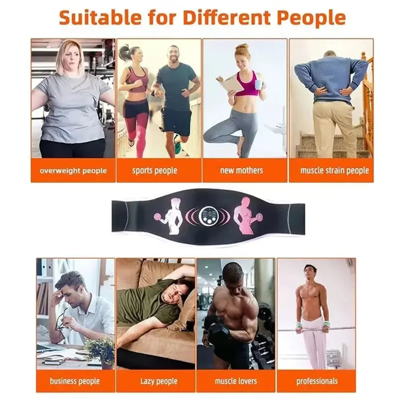 EMS Muscle Stimulator Belt For Weight Loss And Toning