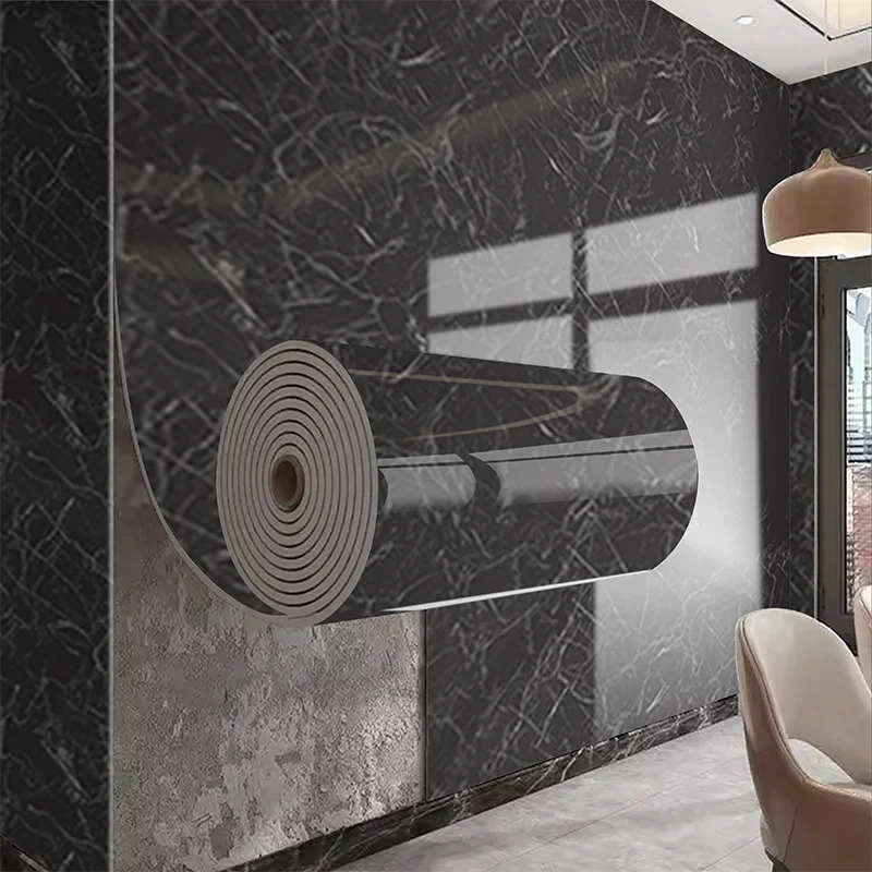 Marble Self-Adhesive PVC Wall Sticker for Living Room Decor