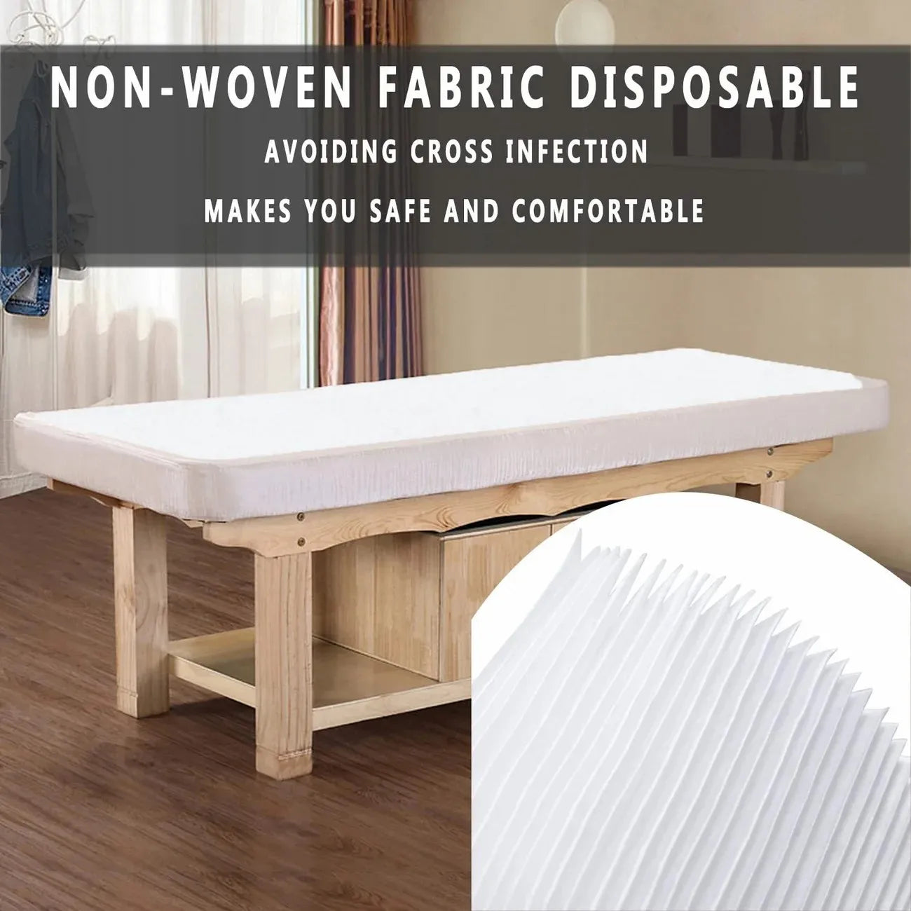 10/20/50/100 pcs disposable massage sheets, non-woven thickened breathable massage sheets, beauty sheets