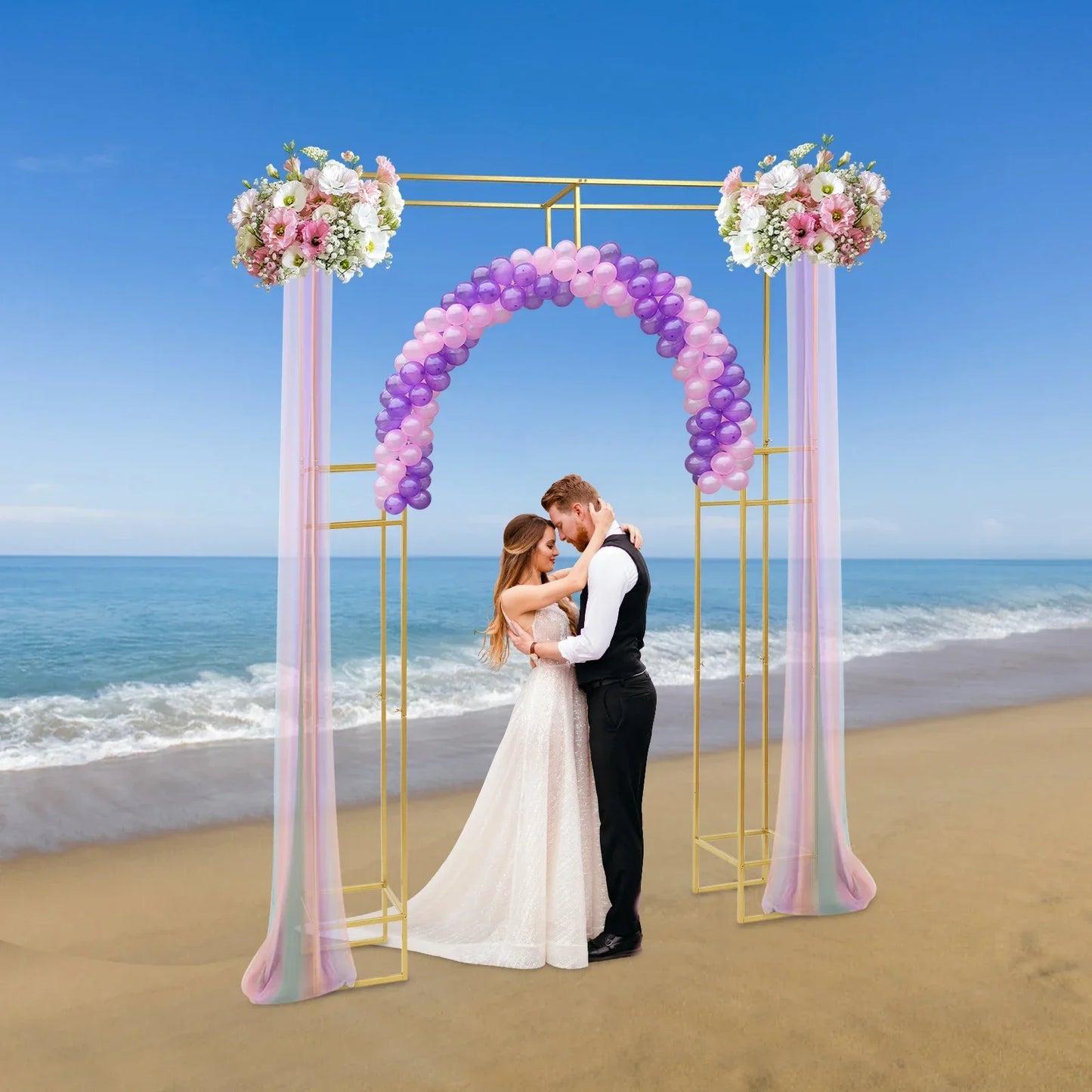 Metal Balloon Arch Stand For Wedding Ceremony