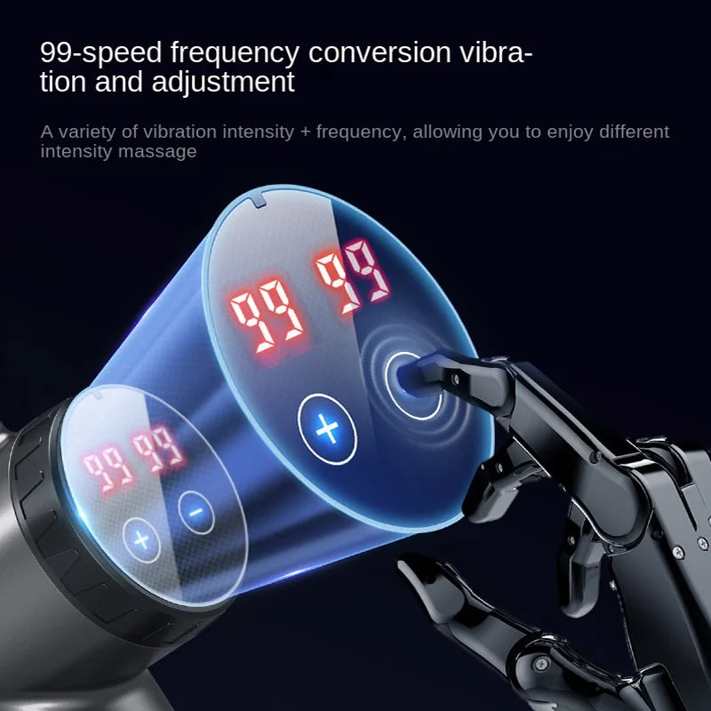 Professional Massage Gun With 8 Attachments For Deep Tissue Relief