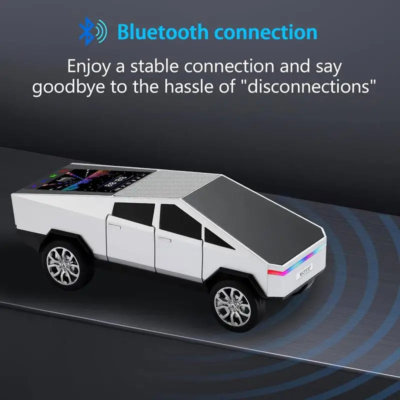 Bluetooth Truck Speaker HD Sound Portable Wireless FM Radio Mic