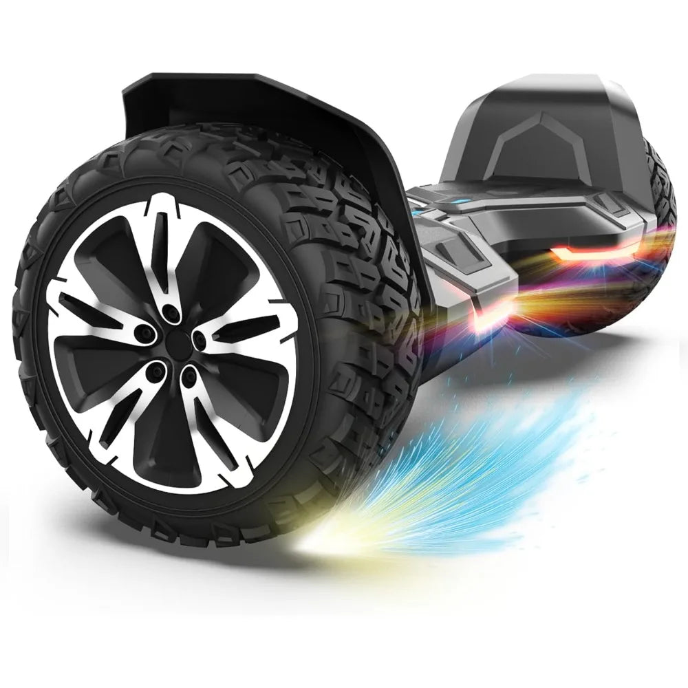 Warrior All Terrain Hoverboard With Bluetooth Speakers And LED Lights