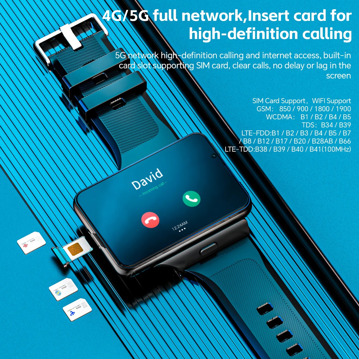 LOKMAT APPLLP MAX Android Smartwatch with 4G Dual Camera Video Calls