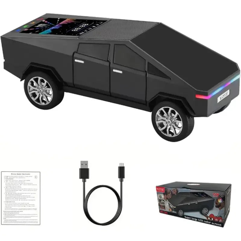 Bluetooth Truck Speaker HD Sound Portable Wireless FM Radio Mic