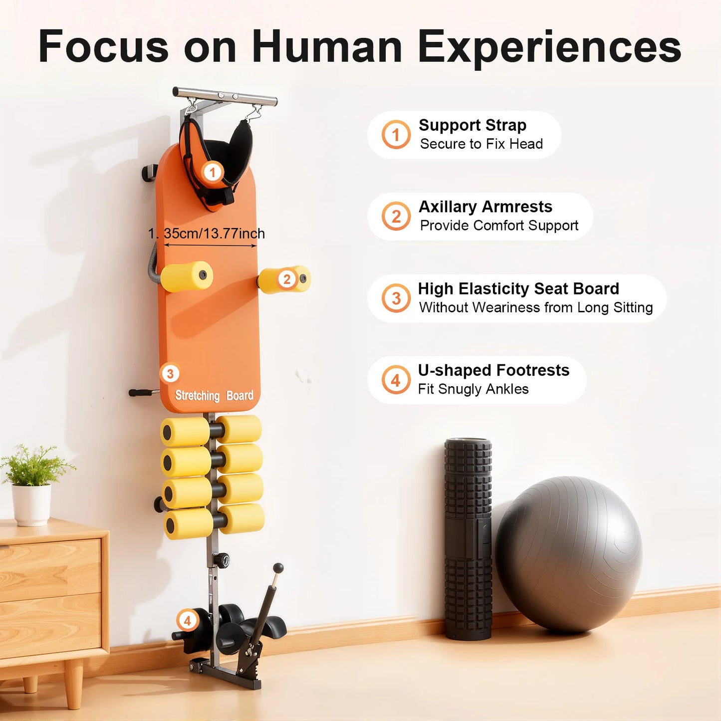 Adjustable Back Stretch Bench For Spinal Decompression