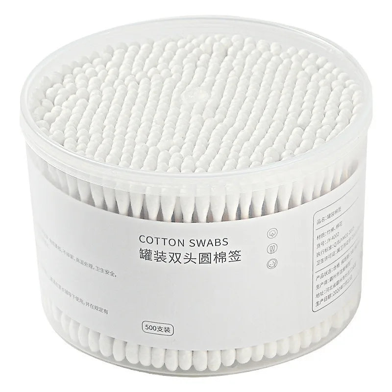 disposable double head cotton swabs hygienic cleaning for home use makeup remover ear cleaning cotton swabs