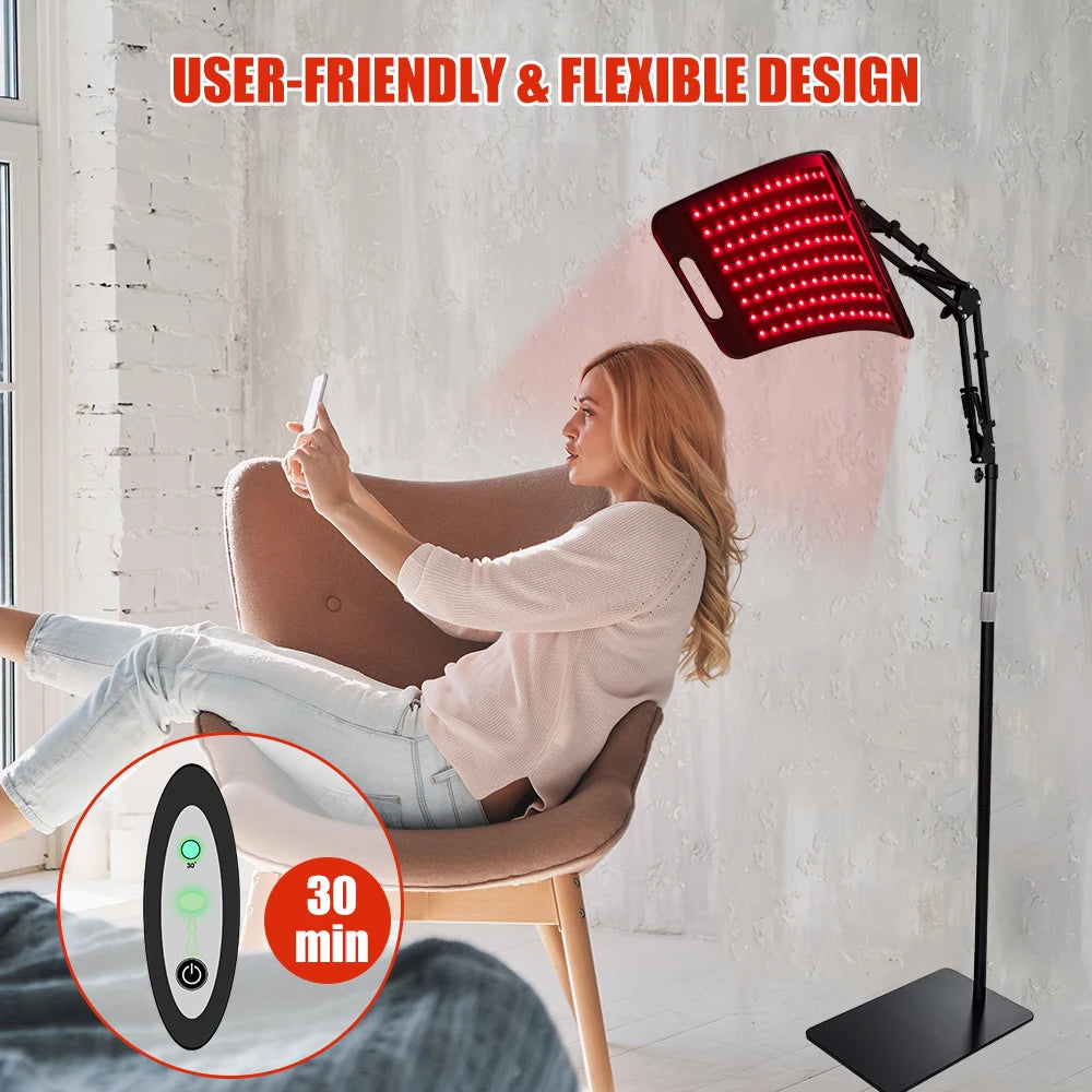 660nm 850nm Near Infrared Light Therapy Panel With Timer