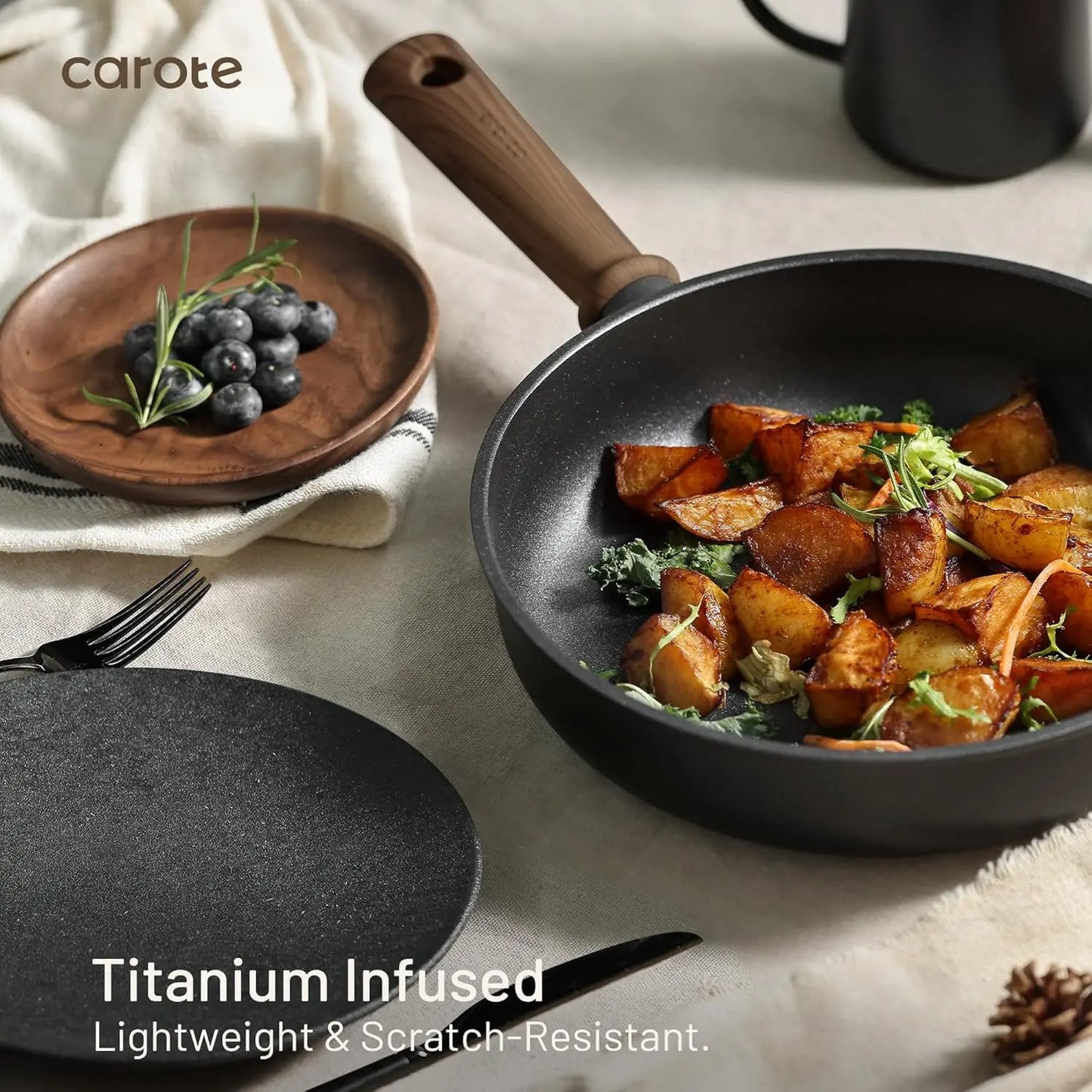 44 Piece Nonstick Titanium Cookware Set Induction Pots And Pans