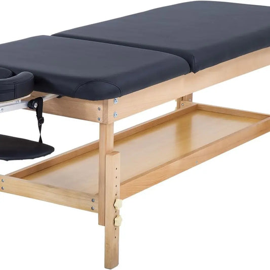 74 Long 28 Wide Stationary Massage Table with 2.5 Memory Foam for Spa, Therapy, and Facial TreatmentsCustomized