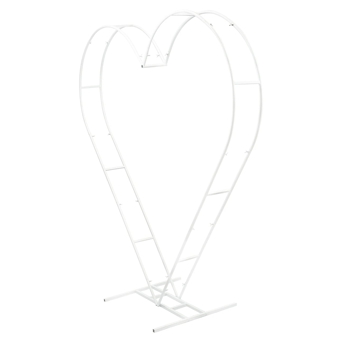 Heart Shape Wedding Metal Arch Backdrop Iron Stand