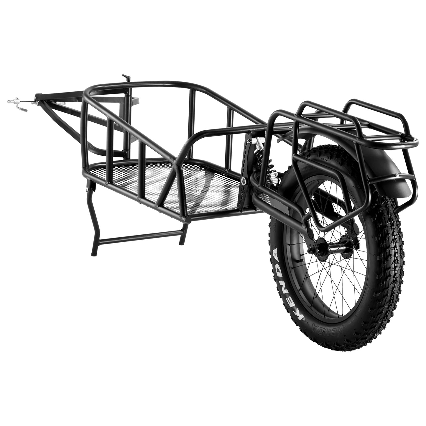 SucceBuy 70 Lbs Bike Cargo Trailer With Universal Hitch