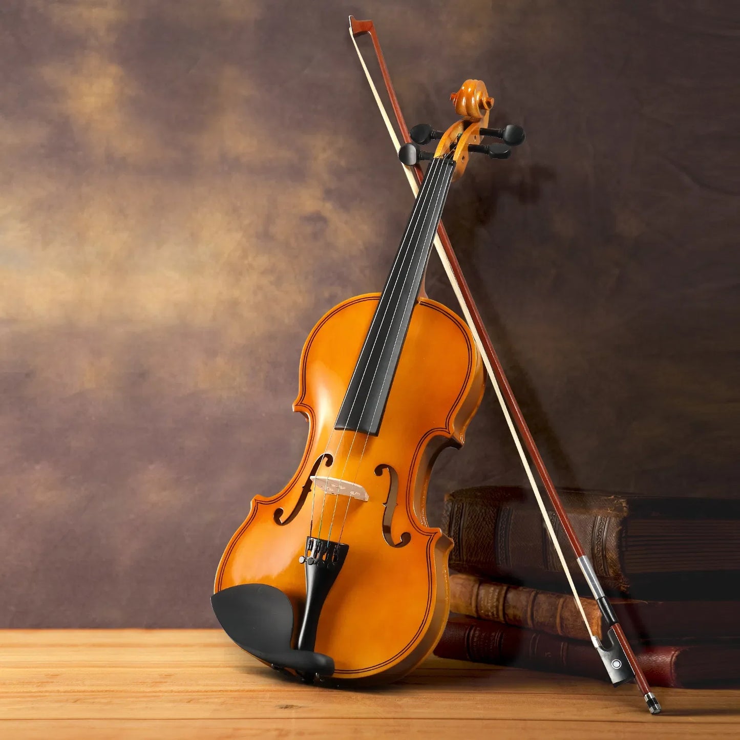 Violin Set For Beginners With Case Bow Rosin Extras