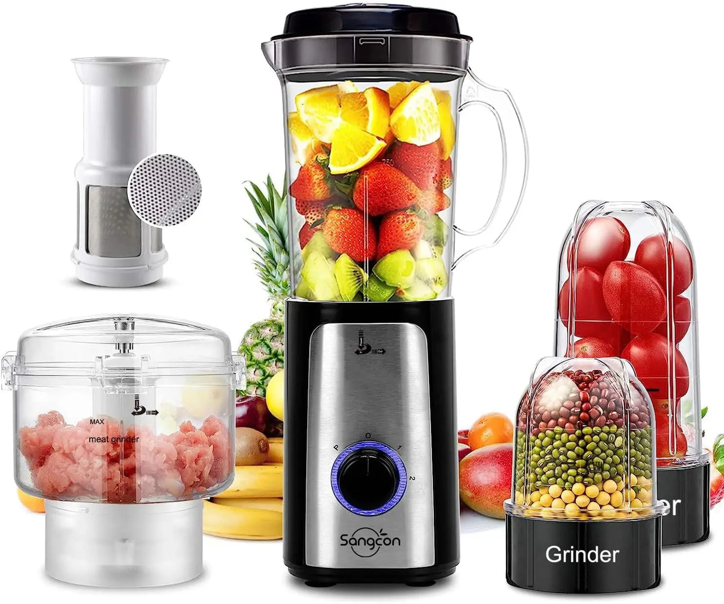 XMSJ Five In 1 Blender And Food Processor High Speed
