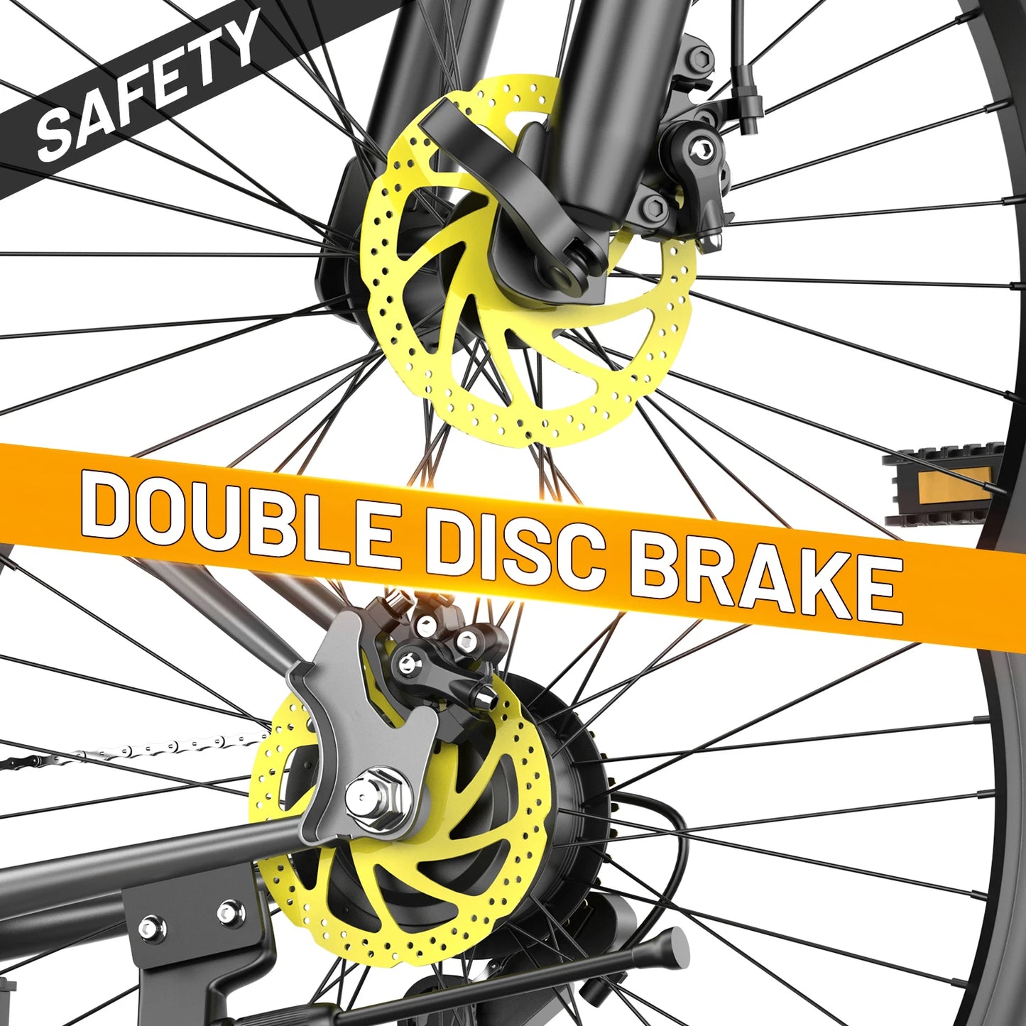 X-koala 7-Speed Electric Mountain Bike 55 Mile Range