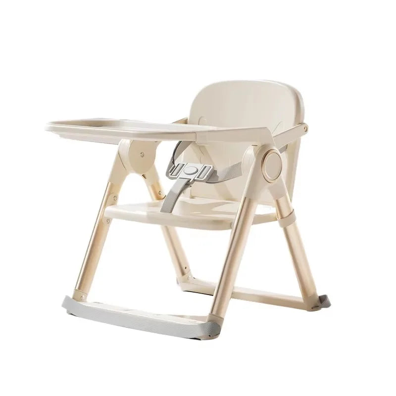 Baby Folding Booster Seat High Chair Portable Feeding For 6 Months To 3 Years