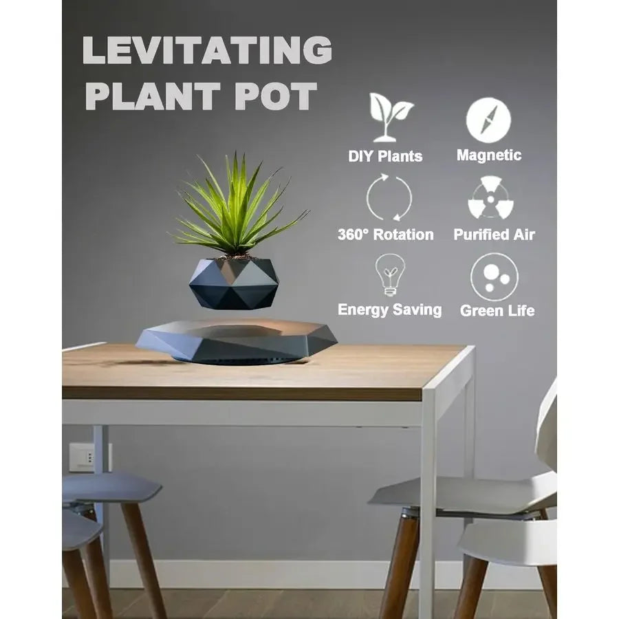 XMSJ Magnetic Floating Plant Pot for Air Bonsai Planter