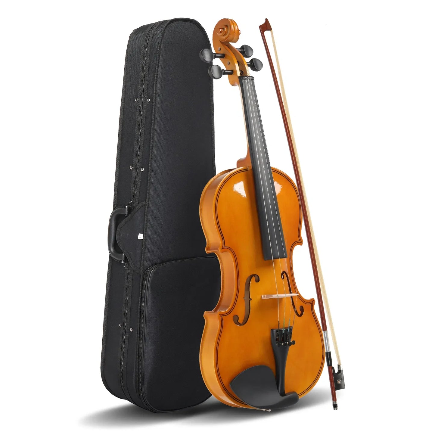 Violin Set For Beginners With Case Bow Rosin Extras