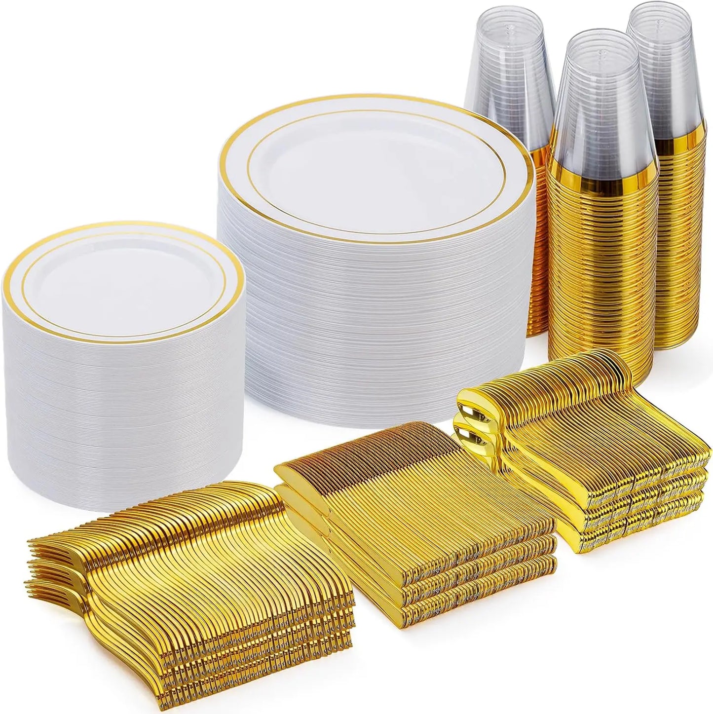 Disposable Dinnerware Set For Parties