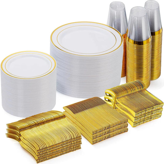 Disposable Dinnerware Set For Parties