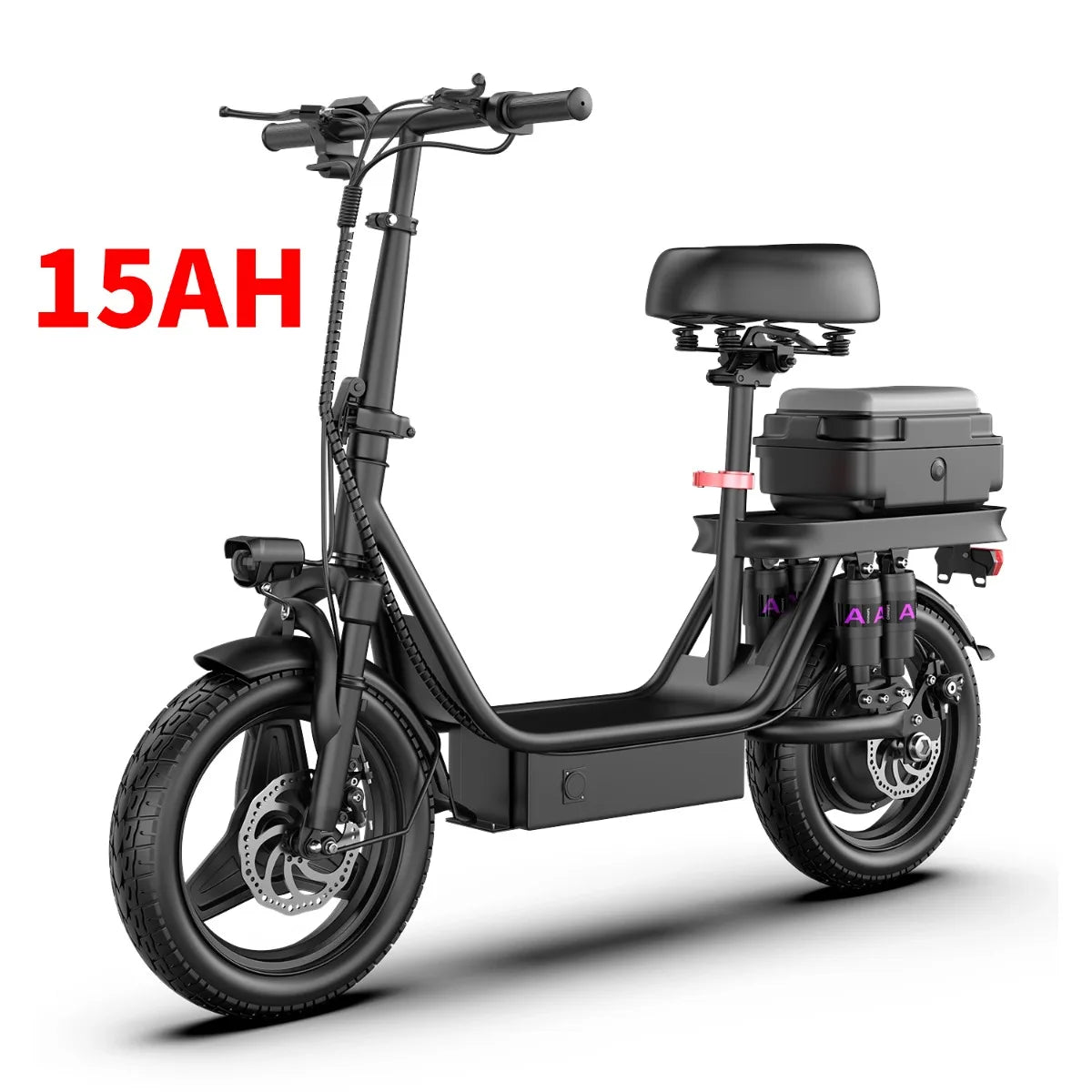 UPlee GQ8 48V 750W Peak Electric Scooter Foldable With Trunk
