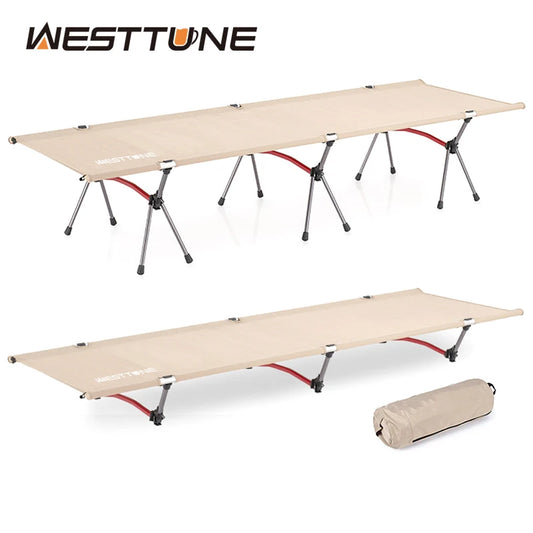 West Tune Camping Cot With Leg Extenders Ultralight Aluminum Frame