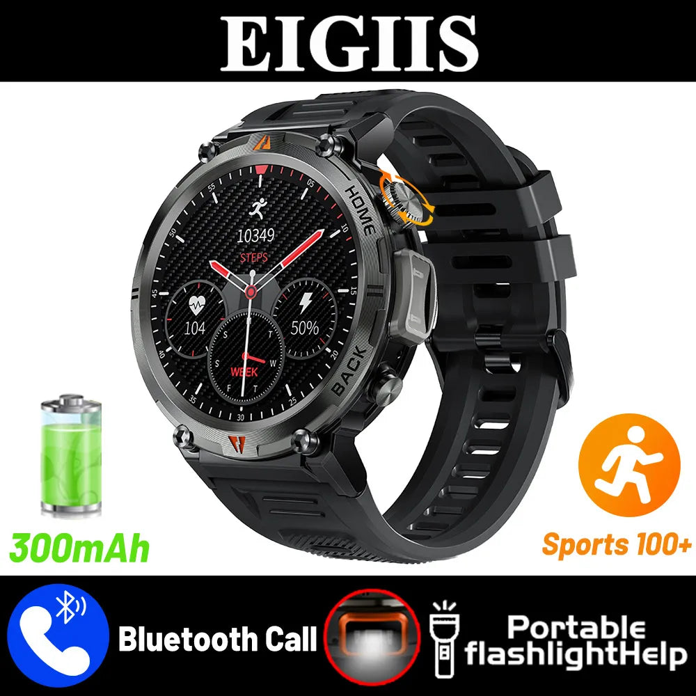 EIGIIS KE3 Smartwatch Bluetooth Call Health Monitor Heart Rate