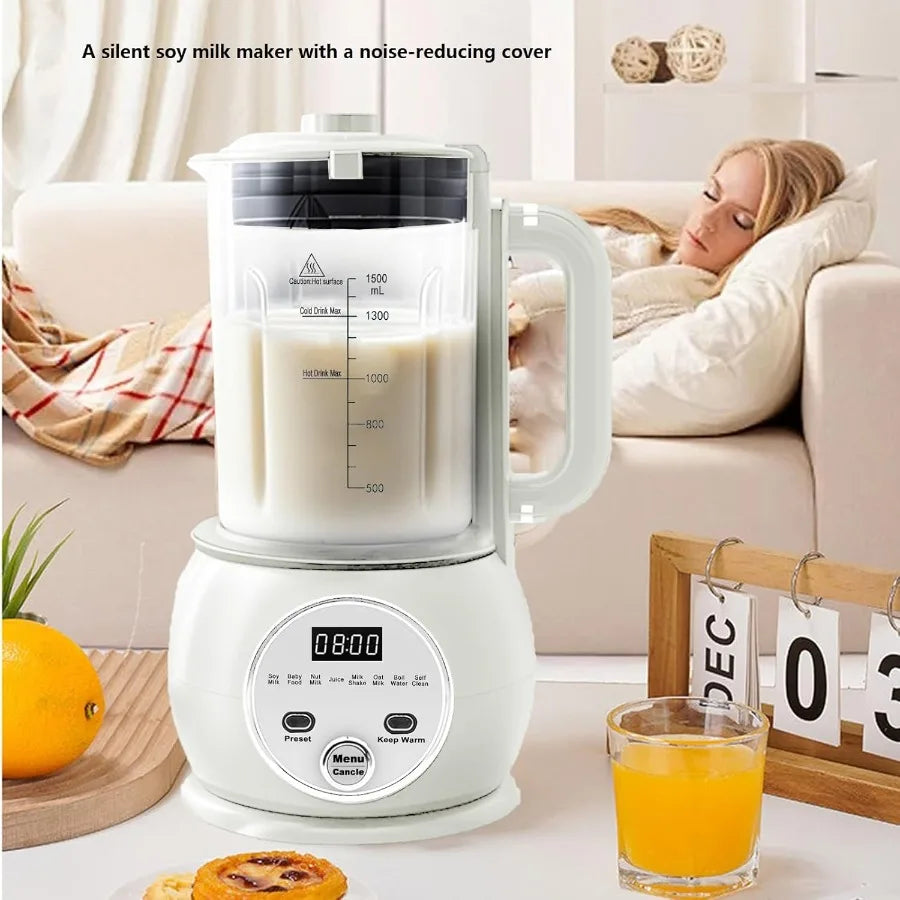 MDNG 10 In 1 Nut Milk Maker With 20 Blades For Smooth Nut Milk