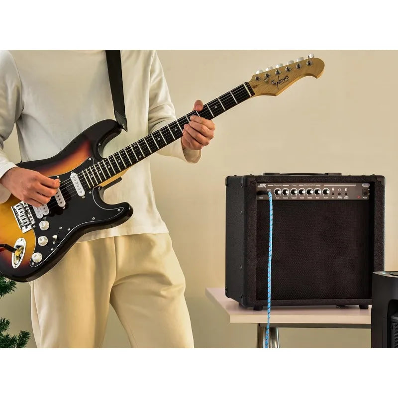 Monoprice Guitar Combo Amplifier 40-Watt With Spring Reverb And Headphone Output
