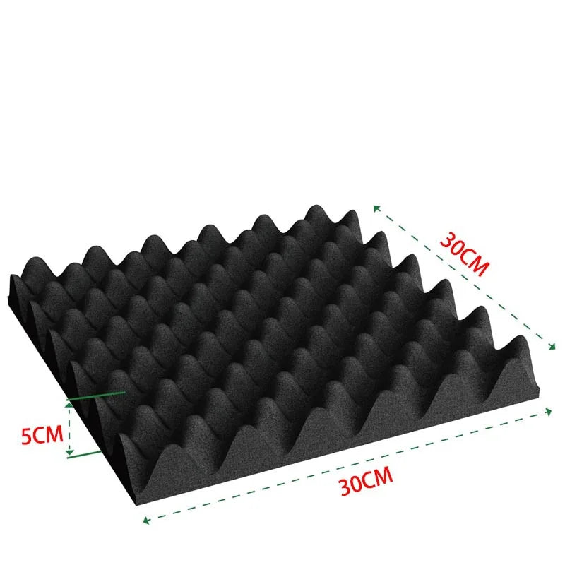 Self-Adhesive Eggcrate Soundproof Foam Panels For Home Studio