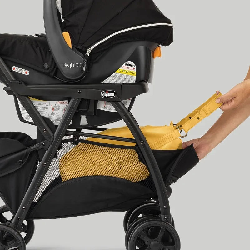 KeyFit Caddy Frame Stroller Accepts Chicco Car Seats