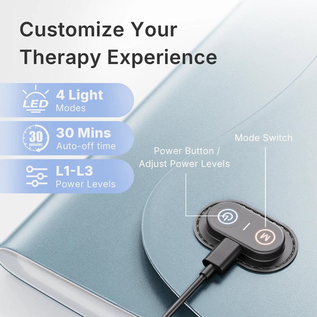 Hello Face Red Light Therapy Pad For Body Relaxation