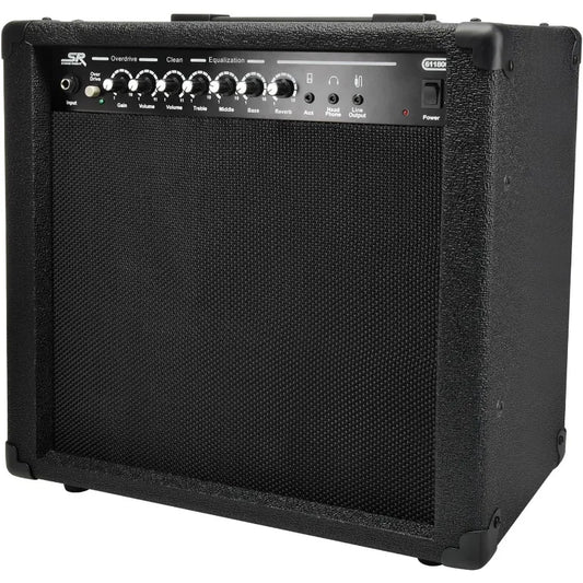 Monoprice Guitar Combo Amplifier 40-Watt With Spring Reverb And Headphone Output