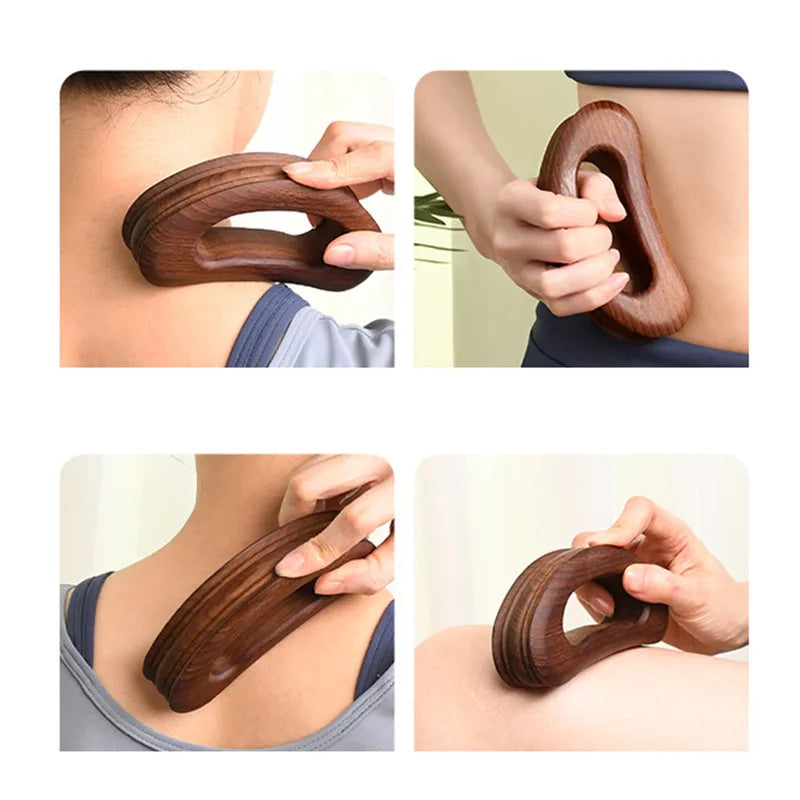 Wood Therapy Massage Tools Anti Cellulite Massager Lymphatic Drainage Body Massager Gua Sha Tools Full Body Muscles Pain 2030