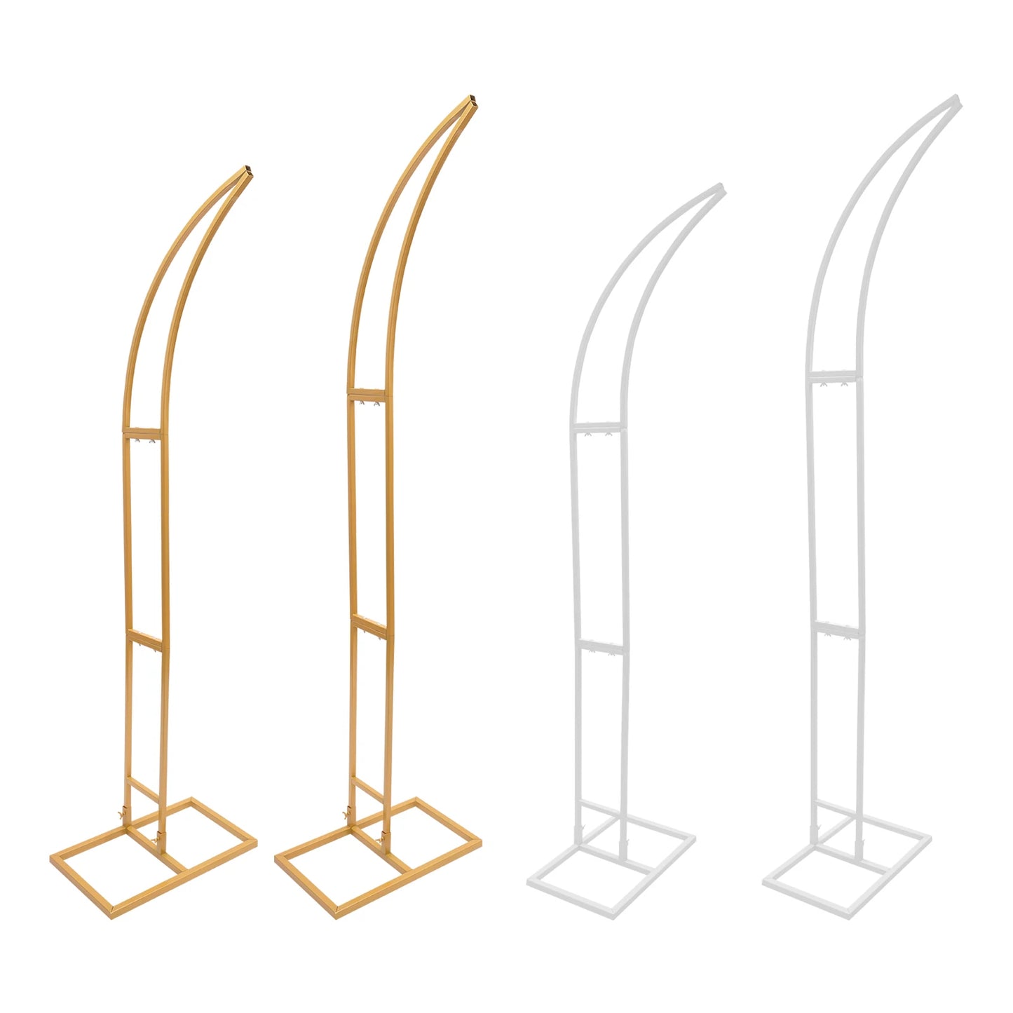 2 Piece Wedding Arch Backdrop Stands Metal Frame For Ceremony