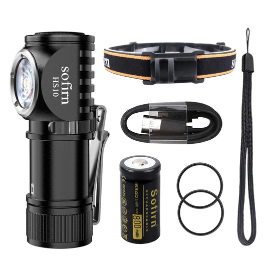 Sofirn HS10 USB C Rechargeable Headlamp 1100 Lumen TN3535 90CRI
