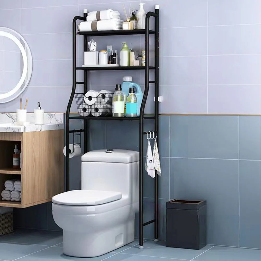 Studyset Over Toilet Storage Shelf Two-Tier Freestanding