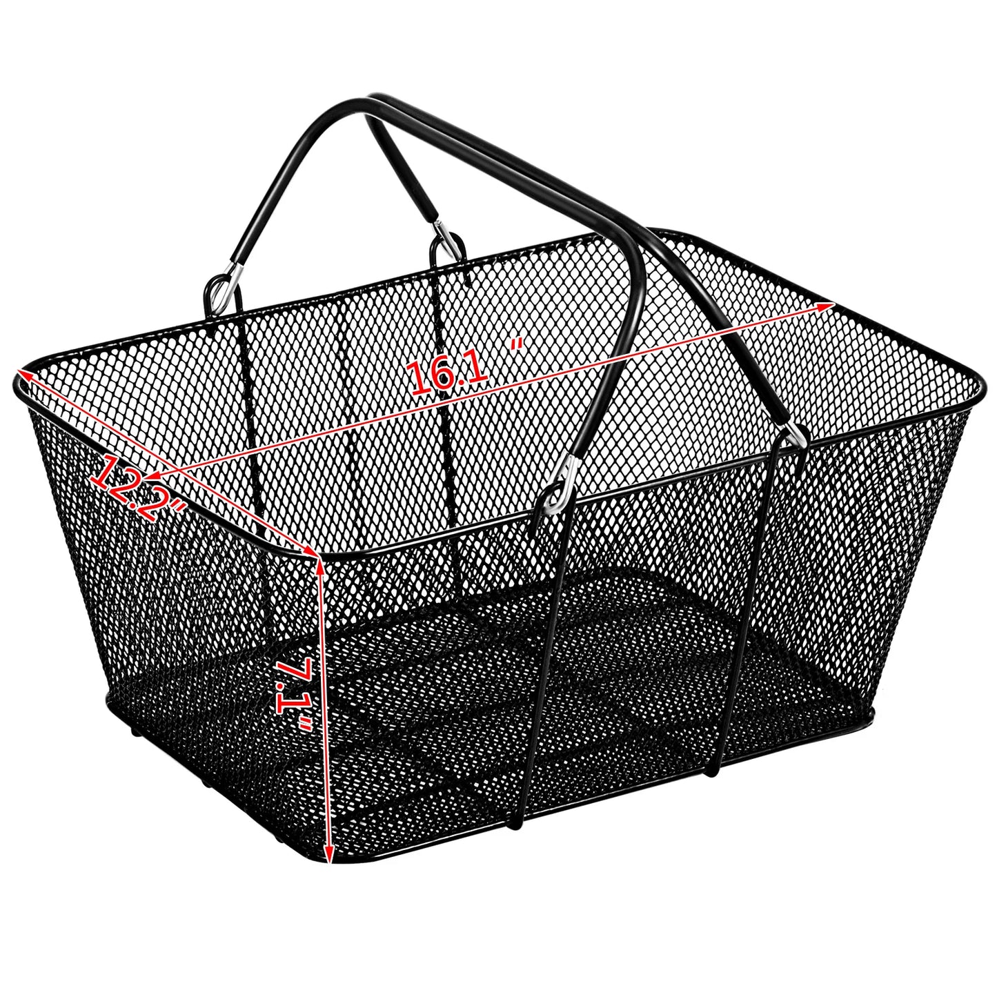 SucceBuy 12-Piece Shopping Baskets With Handles