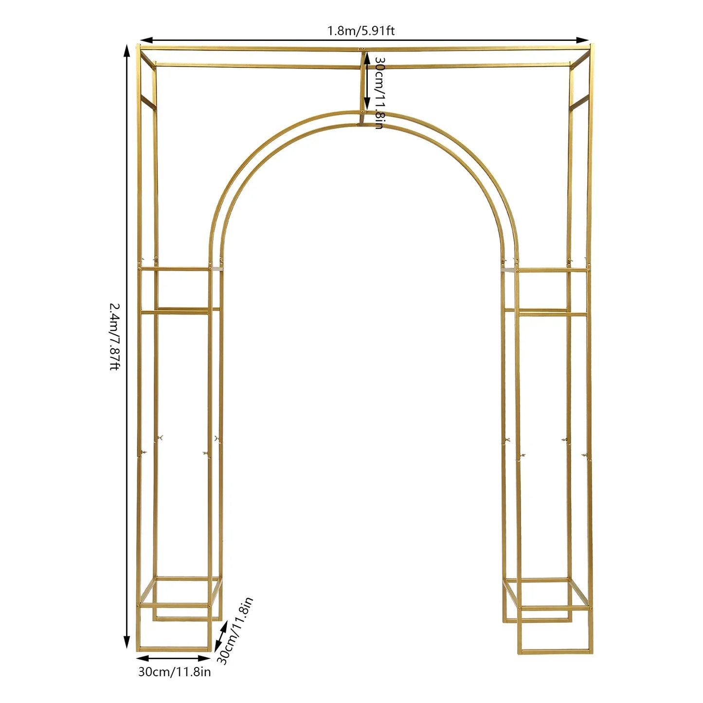 Metal Balloon Arch Stand For Wedding Ceremony