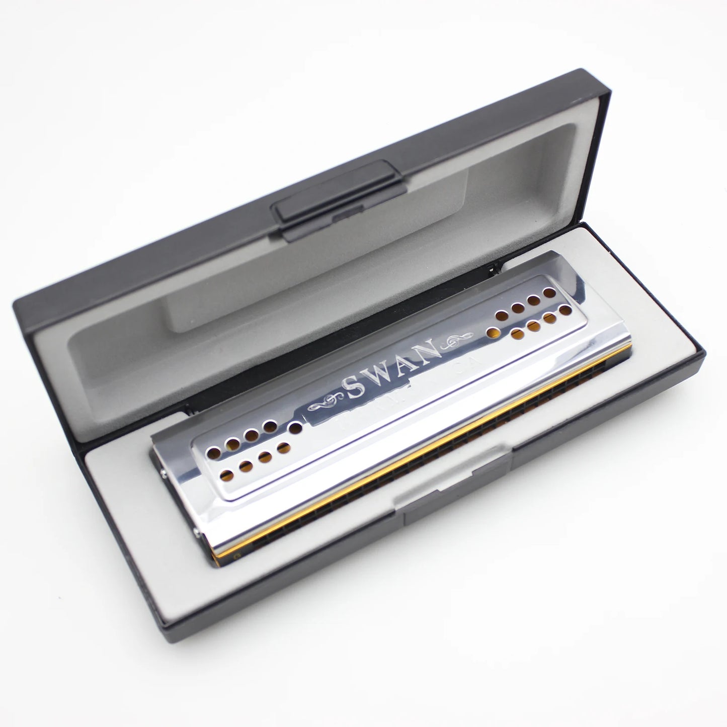IRIN Swan 24 Holes Tremolo Harmonica C G Key Professional