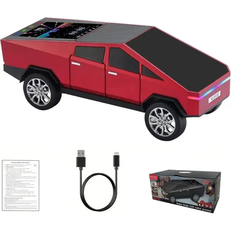 Bluetooth Truck Speaker HD Sound Portable Wireless FM Radio Mic