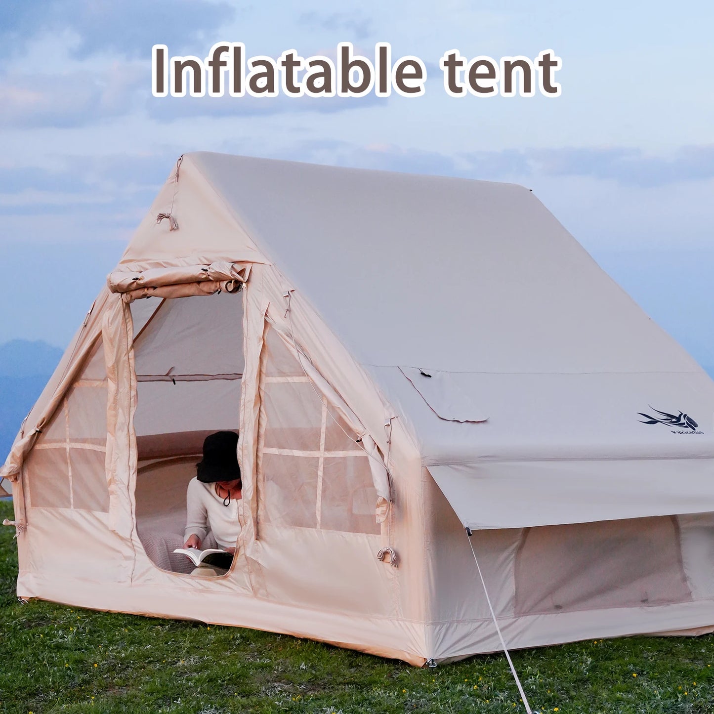 Pakicetus Inflatable Camping Tent Quick Setup for Groups