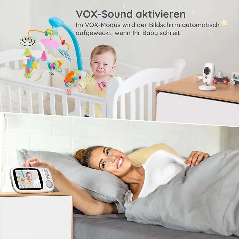 Boifun Baby Monitor Wireless Camera With VOX And Night Vision