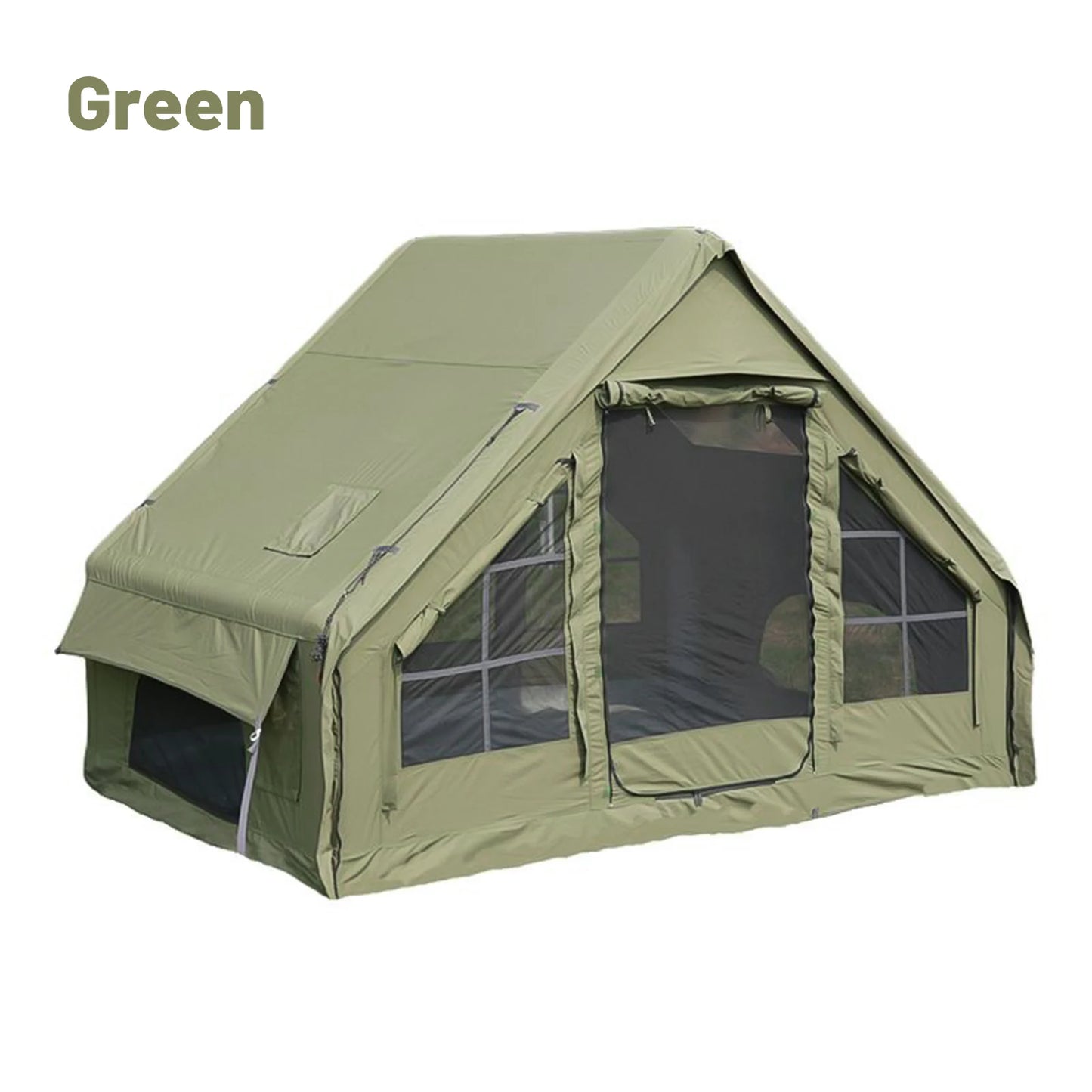 Pakicetus Inflatable Camping Tent Stove Plug Luxury Family Shelter