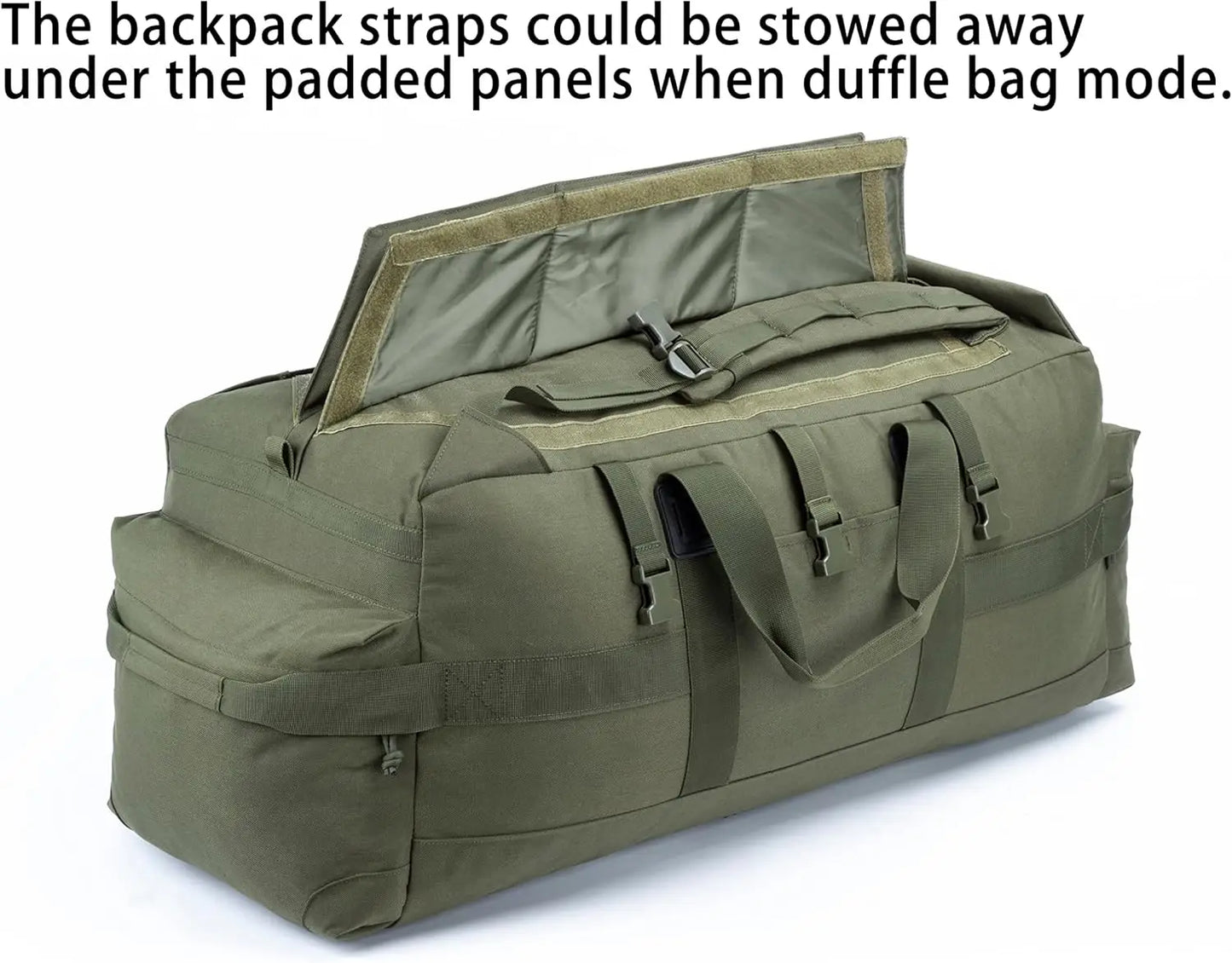 XMSJ Military Duffel Bag Backpack Tactical Gear Equipment