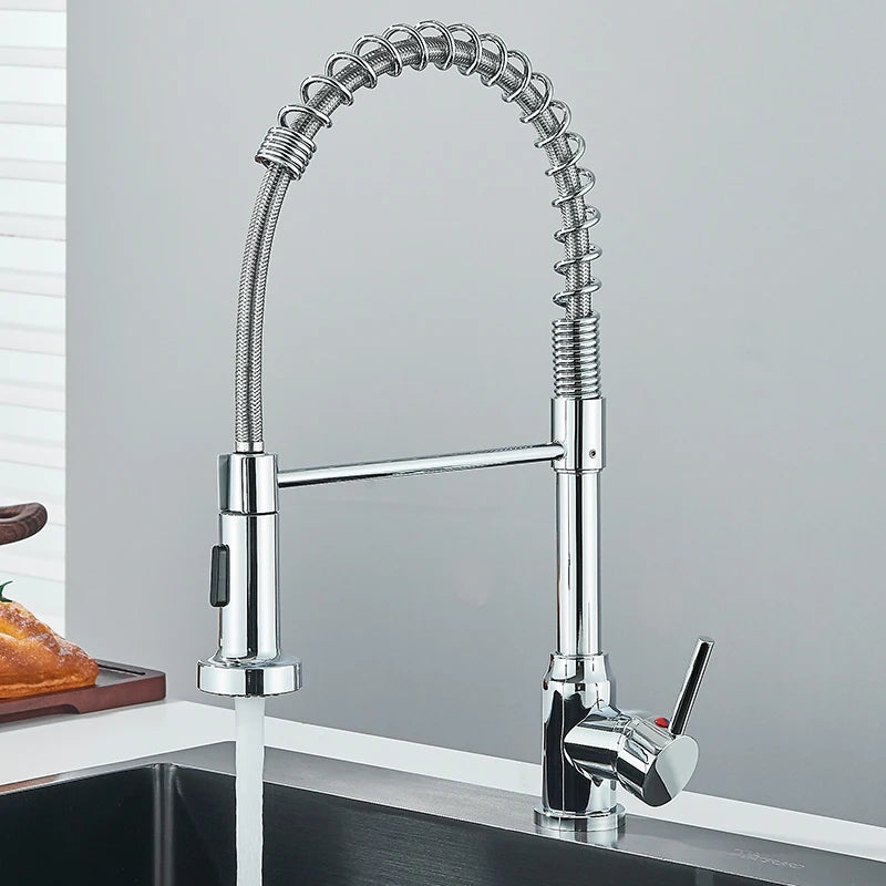 Rozin Pull Down Kitchen Faucet With Hot Cold Water