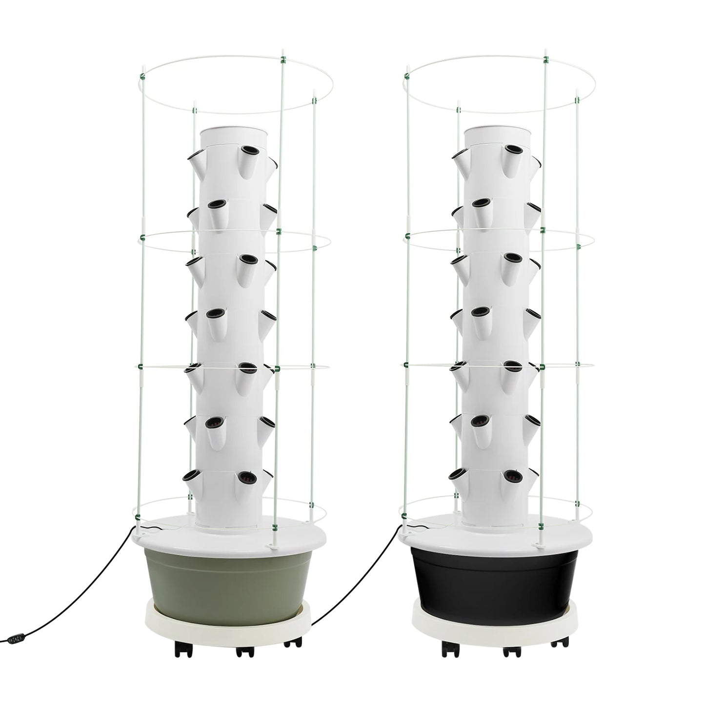 7-Tier Hydroponic Growing Tower With Pump And Timer
