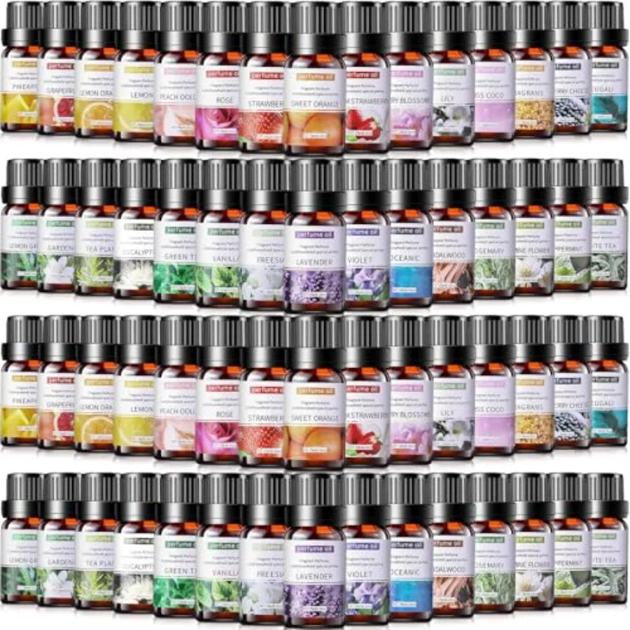26 Pcs Essential Oils Set 10ml Fragrance Oil Aromatherapy Kit for Diffuser Humidifier Aromatherapy-Oils for Candle Making